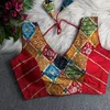 Rk Blouse Heavy Rayon Cotton With Print & Gotta Lace Pattern Wholesale Clothing Distributors In India